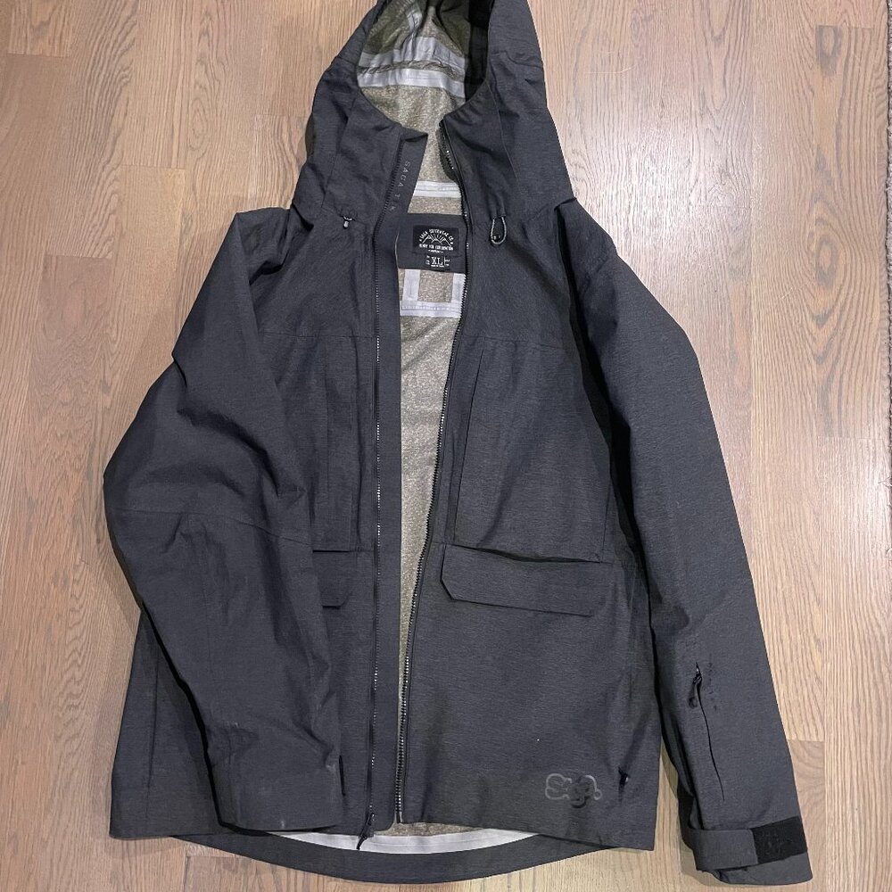Men's Saga Ski/Snowboard Jacket, Size L